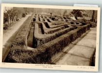 Hampton Foto H.M. Office of Works Court Palace Labyrinth Gartenbau Foto AK