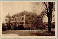 63607 W6480 Wächtersbach 1912 Foto AK Fürtstliches Schloss