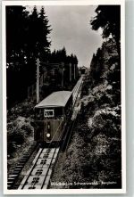 W7547 Bad Wildbad im Schwarzwald Bergbahn zum Sommerberg Zahnradbahn Foto AK