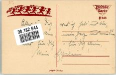 Scherenschnitt Alles für Dich P. 646 Plischke, G. Künstlerkarte