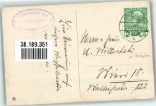 Hallerhaus 1912 Winter Hüttenstempel