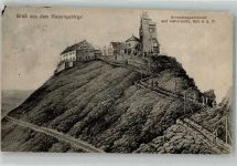 Schneekoppe Foto AK Wetterstation Hotel Schneekoppenhäuser