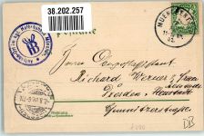 W8000 München Urkunde Hüttenstempel Hofbräuhaus 1902 Prägedruck
