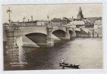 Gerloffbrücke in Landsberg a. d. W. / Gorzów Wielkopolski. Karte beschrieben Gute Erhaltung.
