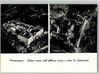 03043 Montecassino Abbazia Foto AK Kloster vor und nach 1944