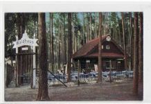 Berlin Wilmersdorf, Grunewald mit Waldhaus ungelaufen Gute Erhaltung.