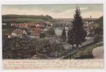 Wildenroth. Totalansicht gelaufen am 02.06.1903. Gute Erhaltung.