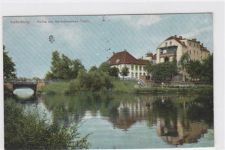 Insterburg / Tschernjachowsk Partie am Garwehnschen Teich. 1916 Feldpost Leichte Stempelspuren, sonst gut erhalten.