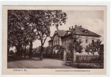 Dahlen mit Landwirtschaftl. Haushaltungsschule gelaufen von 1918. Gute Erhaltung.
