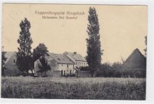 Truppenübungsplatz Königsbrück. Verlassenes Dorf Quosdorf gelaufen 1913. Leichte Stempelspuren, sonst gut erhalten.
