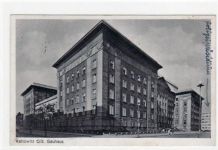 Kattowitz / Katowice mit Gauhaus gelaufen, 1943 kleiner Knick unten links, leicht fleckig, sonst gut erhalten