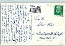 98544 O6060 Zella-Mehlis - Postamt Kreishaus Auto Uhr Schild