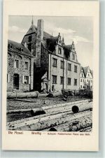 56814 W5591 Bruttig - Felden'sches Haus Holzstämme