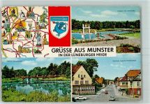 29633 W3042 Munster , Örtze - Freibad am Osterberg Wilhelm Bockelmann Straße Auto