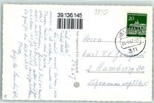29525 W3110 Uelzen , Lüneburger Heide - Kreiskrankenhaus Auto VW Käfer