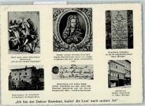 W3510 Hann. Münden Doktor Eisenbart Grabstein , Sterbehaus , Geburtshaus Medizin 1940