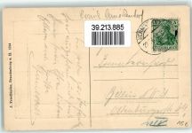10115 W1000 Hermsdorf Prägedruck Gasthaus zum Waldschlösschen