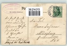 65385 W6220 Niederwald , Jagdschloß 1907 Relief AK Nationaldenkmal Stempel