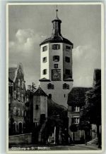 89312 W8870 Günzburg - Stadttor Uhr