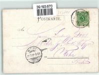 Spruch und Tracht Markgräflerin AK Hebel Joh. P. 1898 Gebrauchsspuren
