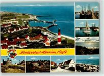 25997 W2284 Hörnum Sylt - Leuchtturm Hafen Segelboote