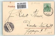 01814 O8322 Krippen 1903 - Seitenraddampfer
