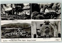 93453 W8497 Neukirchen b Hl Blut - Hohenbogen Waldschlösschen Wallfahrtskirche