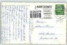 91320 W8553 Ebermannstadt - Waller Warte Wiesentbrücke Pfarrkirche Marktplatz