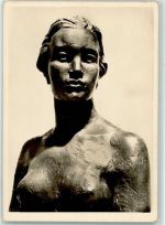 Junge Frau AK Kolbe, G. Foto AK