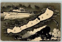 Siofok Gebrauchsspuren Balaton Schiff Eisenbahn