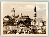 83527 W8092 Haag , Oberbay Foto AK Schloss Kirche