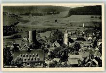92366 W8431 Hohenfels , Oberpf - Hungerturm Pfarrkirche St. Ulrich