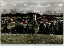 86983 W8923 Lechbruck Foto AK Alpenkette