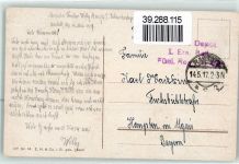 Parade Schwarz-Weiß-Rot Bäner , Eichenlaub AK Kaisermanöver 1917