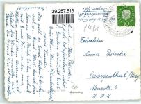 92696 W8481 Flossenbürg Foto AK Fliegeraufnahme Scan verzogen