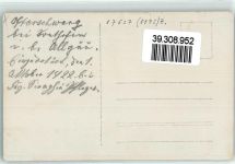 87527 W8972 Ofterschwang - Pfarrkirche St. Alexander Ort handschriftlich