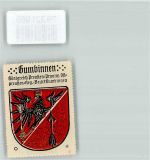 Gumbinnen Gussew - Vignette Wappen Königreich Preußen Provinz Ostpreußen Reg. Bezirk Gumbinnen