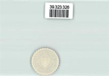 22880 W2000 Wedel Siegelmarke Blau Weiß