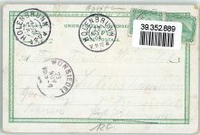 Port Said 1904 Lithographie Village Arabe Boutique de Coiffeur