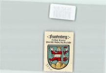 35066 W3558 Frankenberg Eder Vignette Wappen Kaffee Hag ca. 1920-1940 Löwe