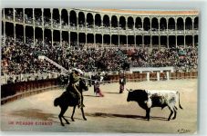 un Picador Citando Stierkampf Motiv Spanien
