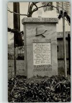 85560 W8017 Ebersberg , Oberbay Privatfoto AK Kriegerdenkmal Turnverein Ebersberg