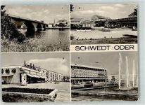 16303 O1330 Schwedt - Oderbrücke Kaufhalle am Centra Kaufhaus Centrum