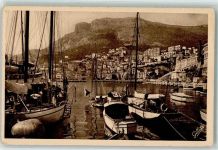 Monaco - Cote d Azur Artistique Hafen Schiff Boot Sefle
