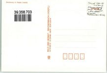 18565 O2359 Insel Hiddensee - Vogelschau Landkarte Osstsee -Hiddensee Zeichnung Hoppe