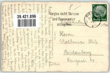 W5900 Siegen Bahnhofstraße Bahnhof Marktplatz Schloss Siegbrücke Foto AK Bismarckdenkmal Gebrauchsspuren