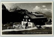 6632 Ehrwald - Gasthaus Pension Alpenglühn Ehrwalder Alm Auto Hüttenstempel