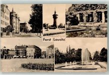 03149 O7570 Forst Lausitz - Rosengarten Berliner Platz Wasserturm Bahnhofstraße