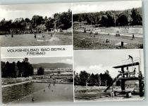 99438 O5302 Bad Berka - Schwimmbad Sprungturm Liegewiese