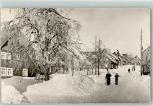 98711 O6304 Frauenwald - Platz des Friedens Nordstraße Winter